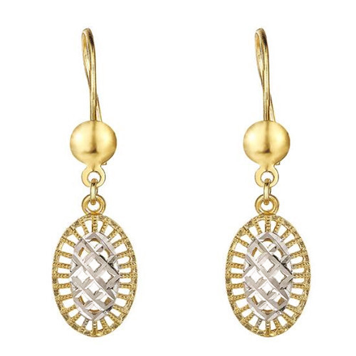 High end fine jewelry OEM long hollow out dangling drop earrings for women in silver 